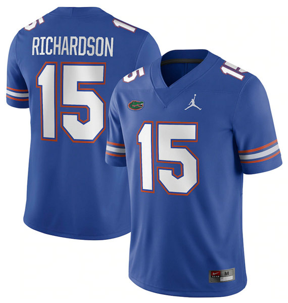 Men's Florida Gators #15 Anthony Richardson Royal Stitched Jersey Men's Florida Gators #15 Anthony Richardson Royal Stitched Jersey