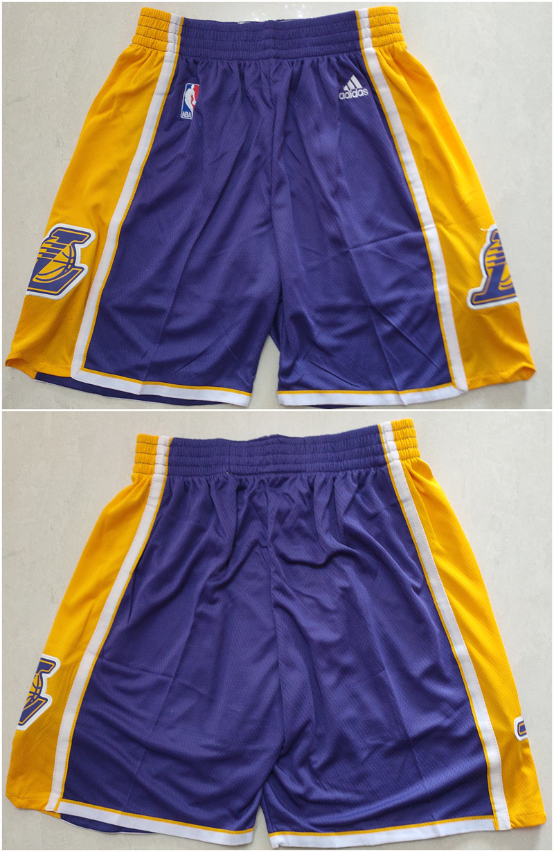 Men's Los Angeles Lakers Purple Shorts (Run Small) Men's Los Angeles Lakers Purple Shorts (Run Small)