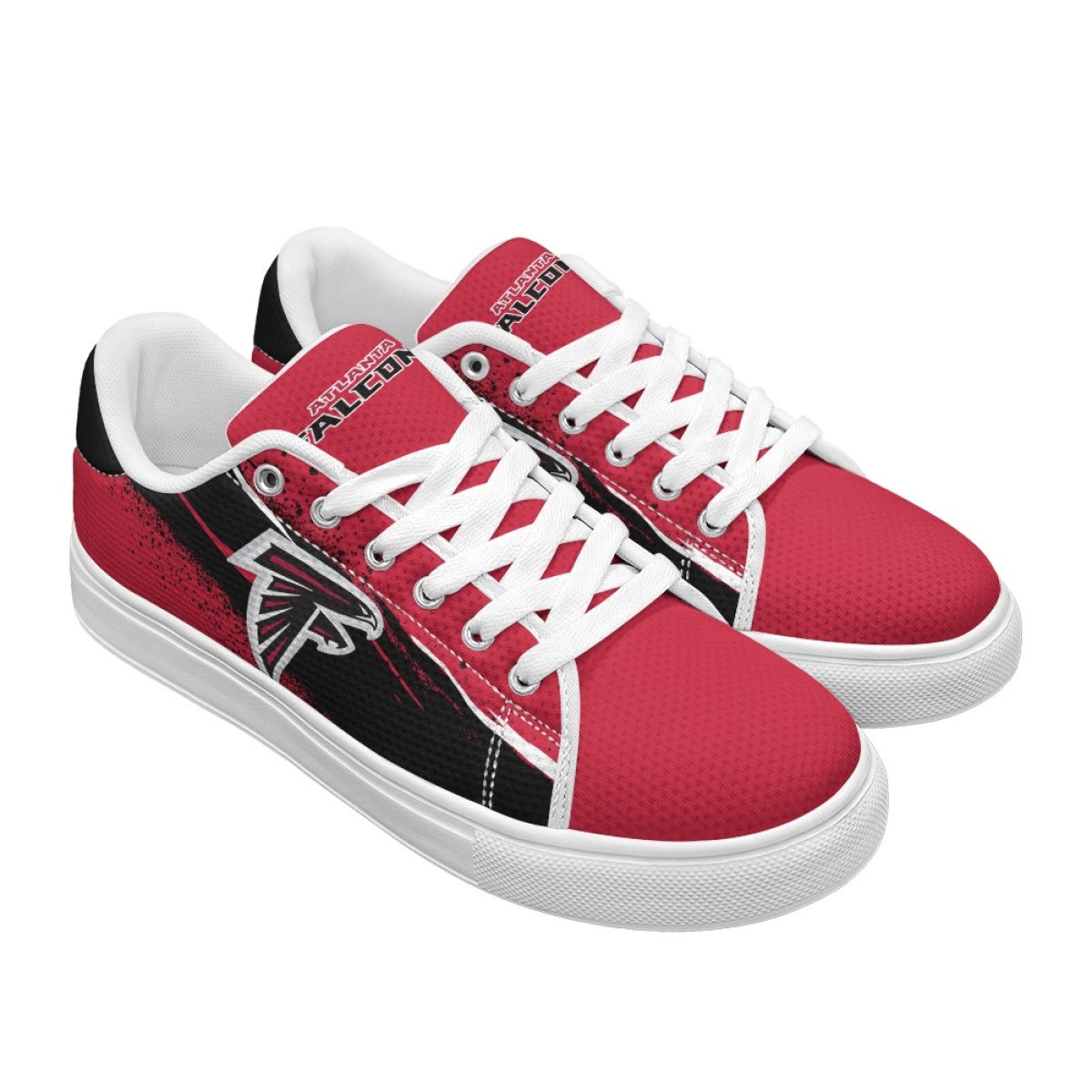Men's Atlanta Falcons Low Top Casual Sneakers/Shoes 001