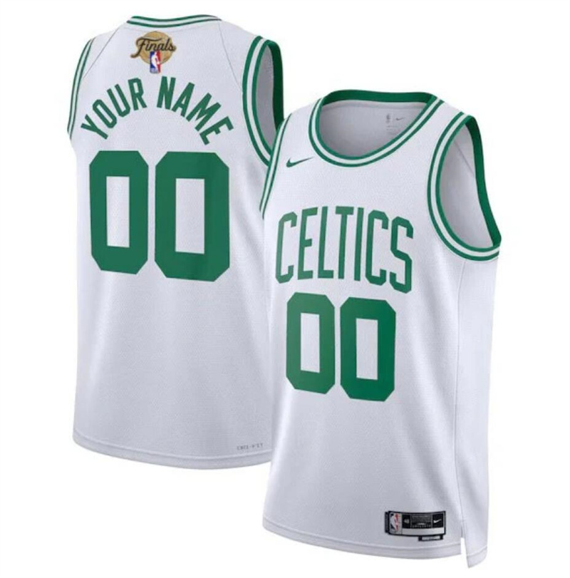 Men's Boston Celtics Active Player Custom White 2024 Finals Association Edition Stitched Basketball Jersey Men's Boston Celtics Active Player Custom White 2024 Finals Association Edition Stitched Basketball Jersey