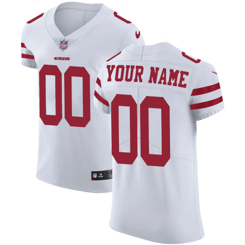Women's San Francisco 49ers Customized White Stitched Vapor Untouchable Elite Jersey Women's San Francisco 49ers Customized White Stitched Vapor Untouchable Elite Jersey