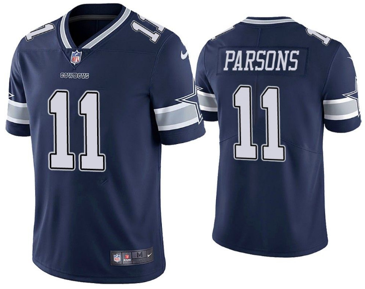 Toddlers Dallas Cowboys #11 Micah Parsons Navy Vapor Limited Stitched Jersey Toddlers Dallas Cowboys #11 Micah Parsons Navy Vapor Limited Stitched Jersey