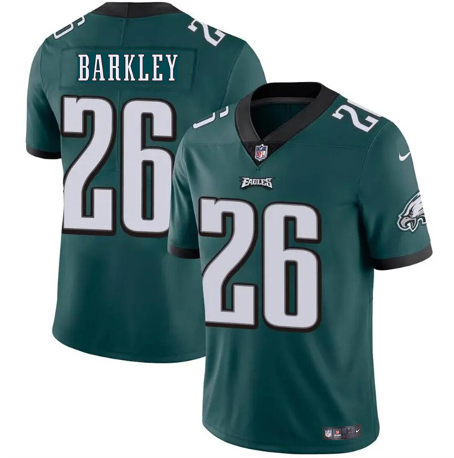 Youth Philadelphia Eagles #26 Saquon Barkley Green Vapor Untouchable Limited Stitched Football Jersey Youth Philadelphia Eagles #26 Saquon Barkley Green Vapor Untouchable Limited Stitched Football Jersey