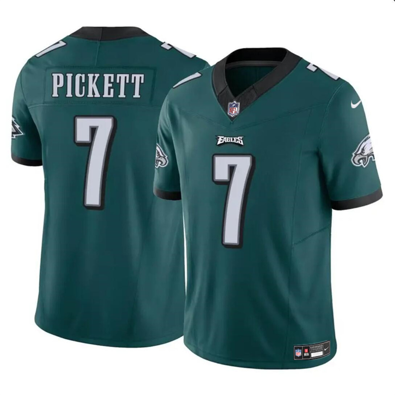 Youth Philadelphia Eagles #7 Kenny Pickett Green 2023 F.U.S.E Vapor Untouchable Limited Stitched Football Jersey Youth Philadelphia Eagles #7 Kenny Pickett Green 2023 F.U.S.E Vapor Untouchable Limited Stitched Football Jersey