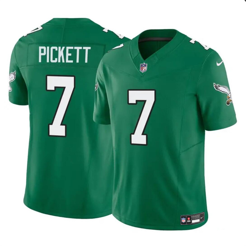 Youth Philadelphia Eagles #7 Kenny Pickett Green 2023 F.U.S.E Throwback Vapor Untouchable Limited Stitched Football Jersey Youth Philadelphia Eagles #7 Kenny Pickett Green 2023 F.U.S.E Throwback Vapor Untouchable Limited Stitched Football Jersey