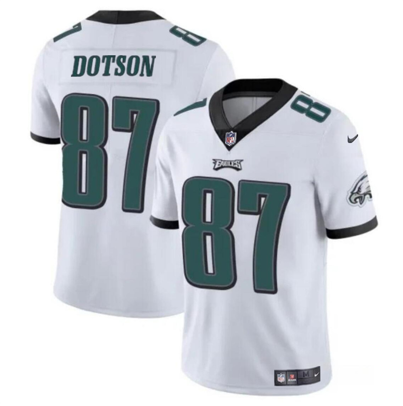 Youth Philadelphia Eagles #87 Jahan Dotson White Vapor Untouchable Limited Stitched Football Jersey Youth Philadelphia Eagles #87 Jahan Dotson White Vapor Untouchable Limited Stitched Football Jersey
