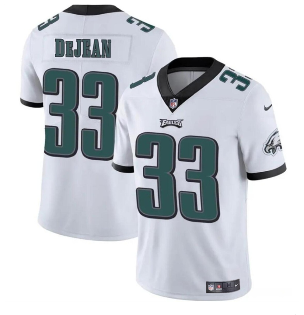 Youth Philadelphia Eagles #33 Cooper DeJean White 2024 Draft Vapor Untouchable Limited Stitched Football Jersey Youth Philadelphia Eagles #33 Cooper DeJean White 2024 Draft Vapor Untouchable Limited Stitched Football Jersey