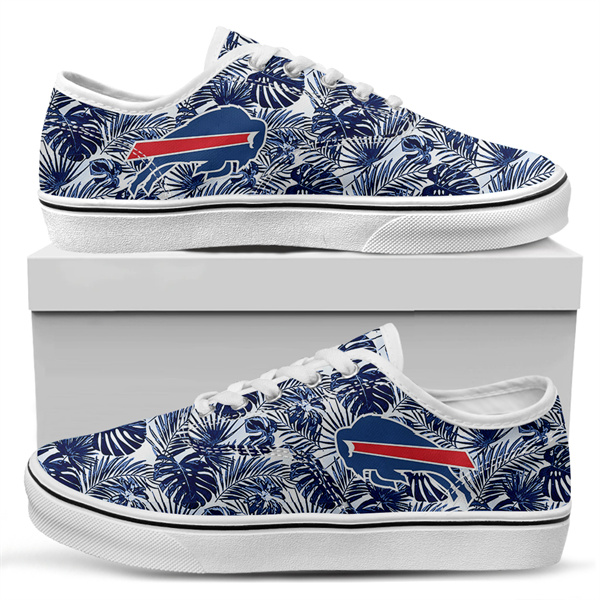 Men's Buffalo Bills Vans Low Top Sneakers 003 Men's Buffalo Bills Vans Low Top Sneakers 003