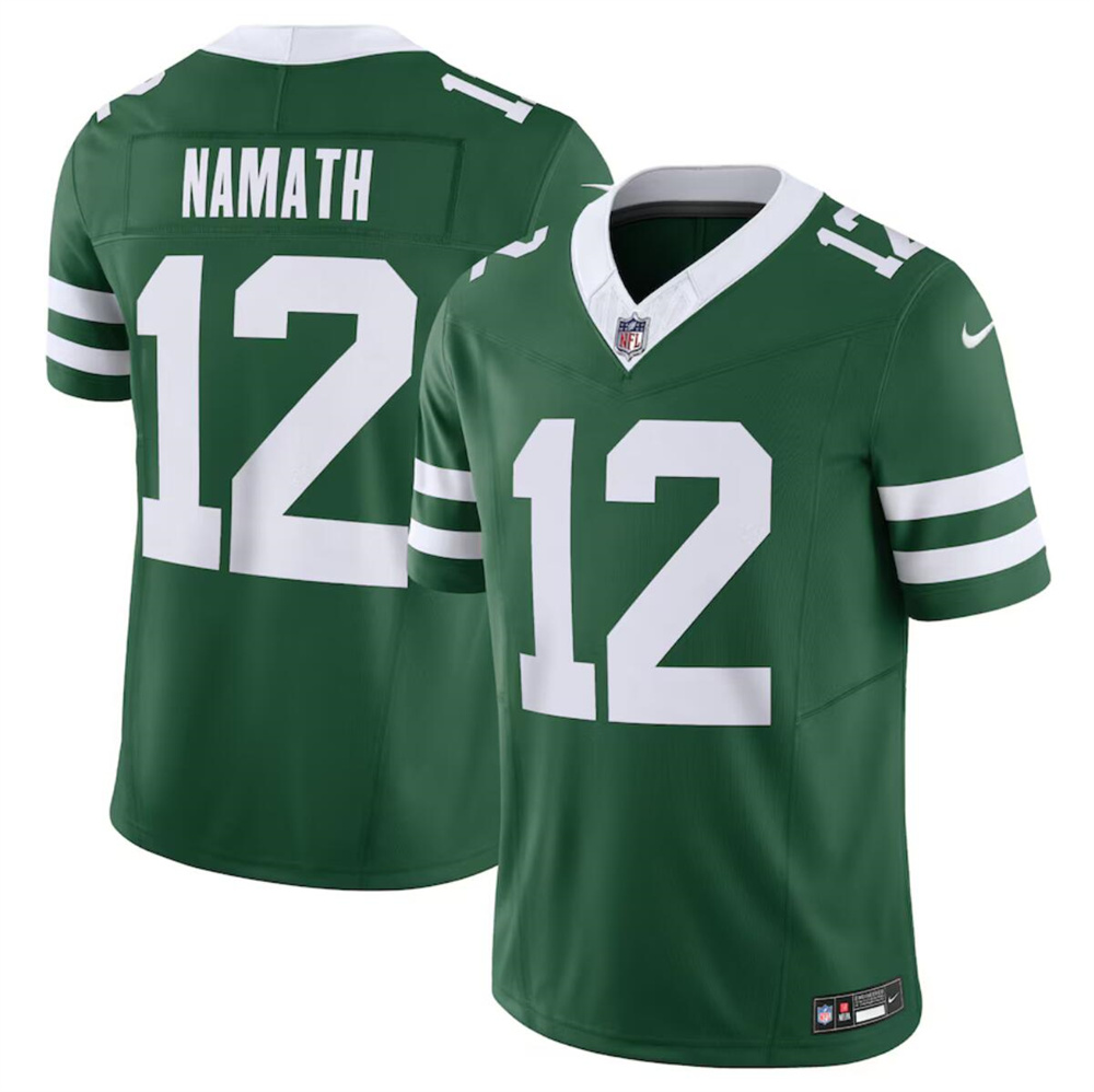 Youth New York Jets #12 Joe Namath Green 2024 F.U.S.E. Vapor Limited Stitched Jersey Youth New York Jets #12 Joe Namath Green 2024 F.U.S.E. Vapor Limited Stitched Jersey