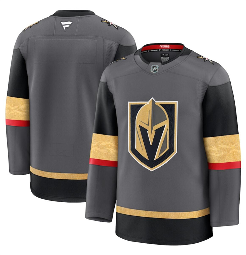 Men's Vegas Golden Knights Blank Grey 2024-25 Alternate Stitched Hockey Jersey Men's Vegas Golden Knights Blank Grey 2024-25 Alternate Stitched Hockey Jersey