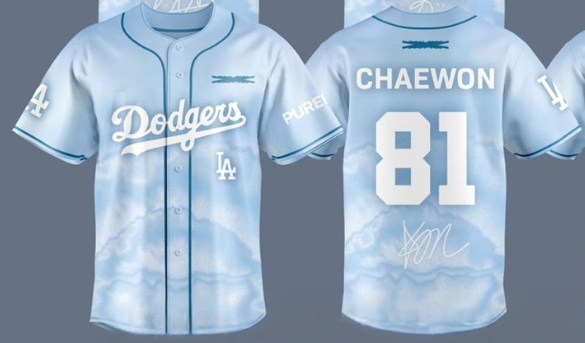 Men's Los Angeles Dodgers Active Player Custom X Le Sserafim Pureflow 2026 Tour Jersey Men's Los Angeles Dodgers Active Player Custom X Le Sserafim Pureflow 2026 Tour Jersey