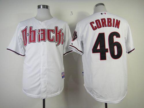 Diamondbacks #46 Patrick Corbin White Cool Base Stitched MLB Jersey Diamondbacks #46 Patrick Corbin White Cool Base Stitched MLB Jersey