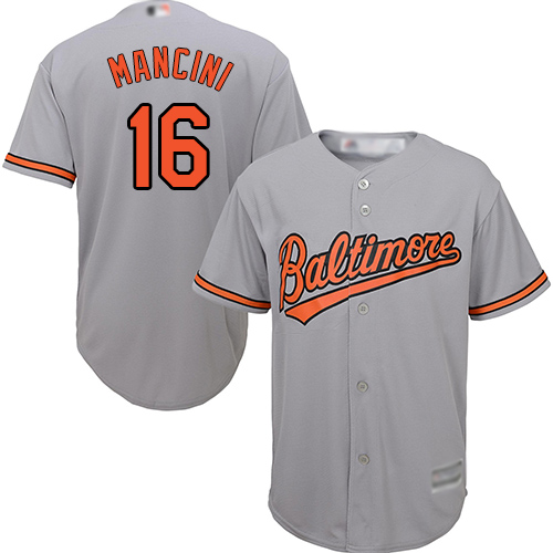 Orioles #16 Trey Mancini Grey New Cool Base Stitched MLB Jersey Orioles #16 Trey Mancini Grey New Cool Base Stitched MLB Jersey