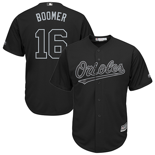 Orioles #16 Trey Mancini Black "Boomer" Players Weekend Cool Base Stitched MLB Jersey Orioles #16 Trey Mancini Black "Boomer" Players Weekend Cool Base Stitched MLB Jersey