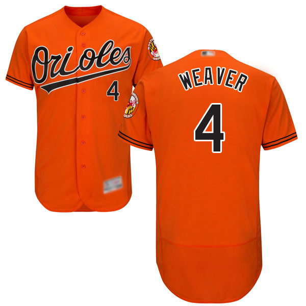Orioles #4 Earl Weaver Orange Flexbase Authentic Collection Stitched MLB Jersey Orioles #4 Earl Weaver Orange Flexbase Authentic Collection Stitched MLB Jersey