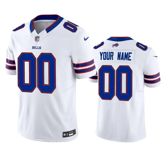 Men's Buffalo Bills Active Player Custom White 2023 F.U.S.E. Vapor Untouchable Limited Stitched Jersey Men's Buffalo Bills Active Player Custom White 2023 F.U.S.E. Vapor Untouchable Limited Stitched Jersey
