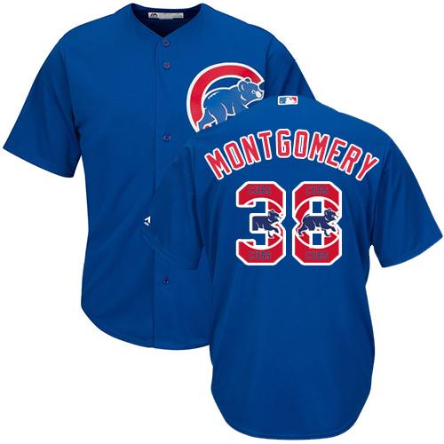 Cubs #38 Mike Montgomery Blue Team Logo Fashion Stitched MLB Jersey Cubs #38 Mike Montgomery Blue Team Logo Fashion Stitched MLB Jersey