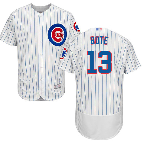 Cubs #13 David Bote White Flexbase Authentic Collection Stitched MLB Jersey Cubs #13 David Bote White Flexbase Authentic Collection Stitched MLB Jersey