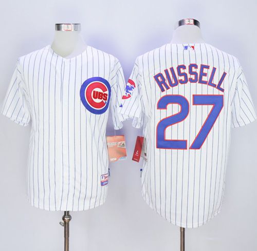 Cubs #27 Addison Russell White Home Cool Base Stitched MLB Jersey Cubs #27 Addison Russell White Home Cool Base Stitched MLB Jersey