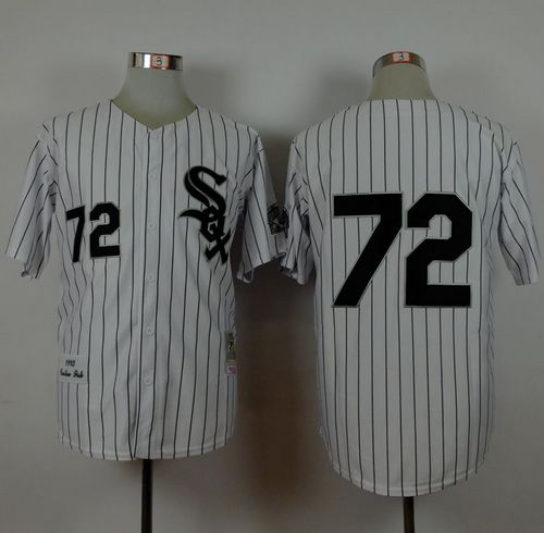 Mitchell And Ness 1993 White Sox #72 Carlton Fisk White Stitched MLB Jersey Mitchell And Ness 1993 White Sox #72 Carlton Fisk White Stitched MLB Jersey