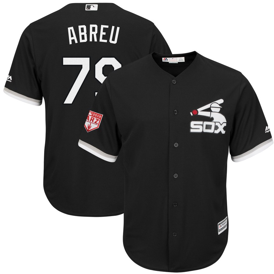 White Sox #79 Jose Abreu Black 2019 Spring Training Cool Base Stitched MLB Jersey White Sox #79 Jose Abreu Black 2019 Spring Training Cool Base Stitched MLB Jersey