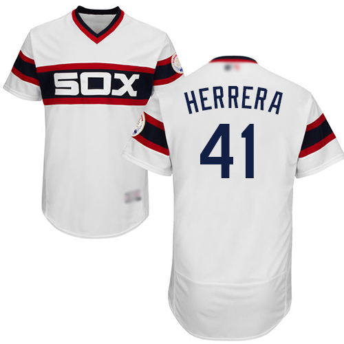 White Sox #41 Kelvin Herrera White Flexbase Authentic Collection Alternate Home Stitched MLB Jersey White Sox #41 Kelvin Herrera White Flexbase Authentic Collection Alternate Home Stitched MLB Jersey