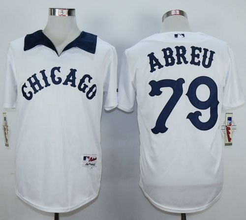 White Sox #79 Jose Abreu White 1976 Turn Back The Clock Stitched MLB Jersey White Sox #79 Jose Abreu White 1976 Turn Back The Clock Stitched MLB Jersey
