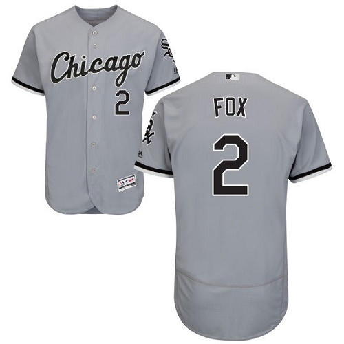 White Sox #2 Nellie Fox Grey Flexbase Authentic Collection Stitched MLB Jersey White Sox #2 Nellie Fox Grey Flexbase Authentic Collection Stitched MLB Jersey