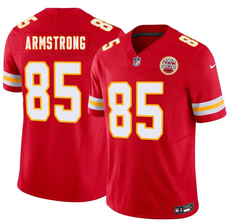 Men’s Kansas City Chiefs #85 Andrew Armstrong Red 2026 F.U.S.E. Vapor Untouchable Limited Stitched Football Jersey