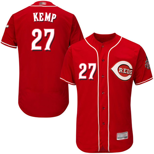 Reds #27 Matt Kemp Red Flexbase Authentic Collection Stitched MLB Jersey Reds #27 Matt Kemp Red Flexbase Authentic Collection Stitched MLB Jersey