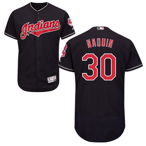 Indians #30 Tyler Naquin Navy Blue Flexbase Authentic Collection Stitched MLB Jersey Indians #30 Tyler Naquin Navy Blue Flexbase Authentic Collection Stitched MLB Jersey