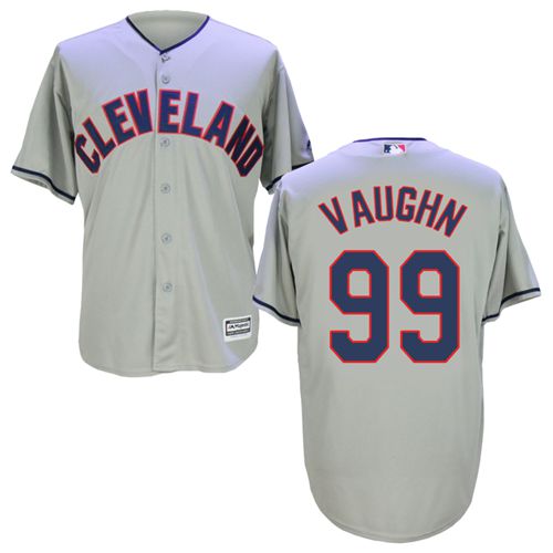 Indians #99 Ricky Vaughn Grey New Cool Base Stitched MLB Jersey Indians #99 Ricky Vaughn Grey New Cool Base Stitched MLB Jersey