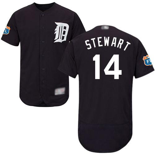 Tigers #14 Christin Stewart Navy Blue Flexbase Authentic Collection Stitched MLB Jersey Tigers #14 Christin Stewart Navy Blue Flexbase Authentic Collection Stitched MLB Jersey