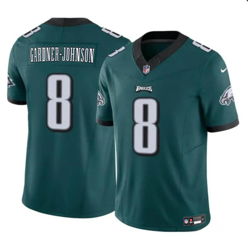 Men's Philadelphia Eagles #8 Chauncey Gardner-Johnson Green 2024 F.U.S.E Vapor Untouchable Limited Stitched Football Jersey Men's Philadelphia Eagles #8 Chauncey Gardner-Johnson Green 2024 F.U.S.E Vapor Untouchable Limited Stitched Football Jersey