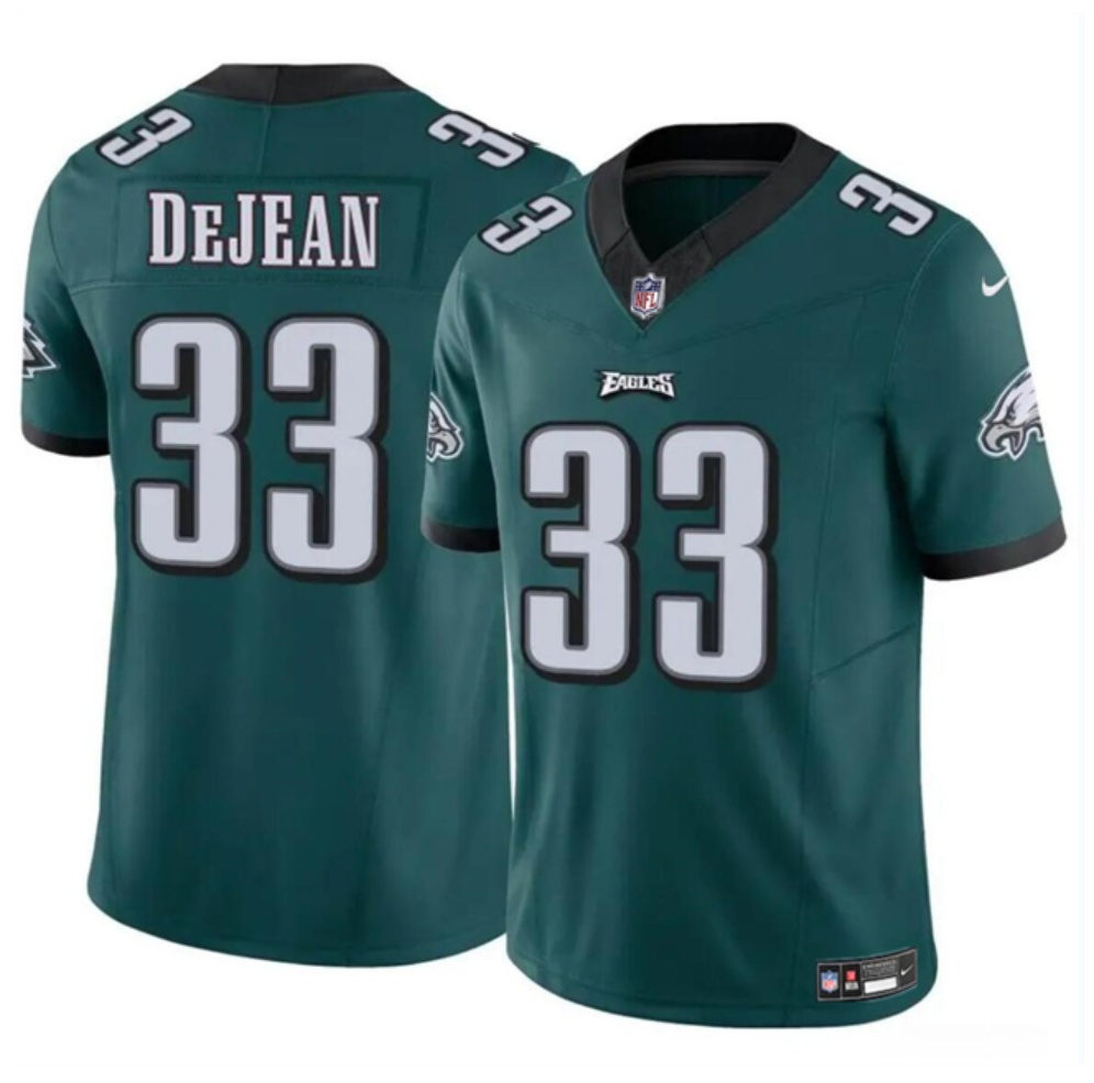 Men's Philadelphia Eagles #33 Cooper DeJean Green 2024 Draft F.U.S.E Vapor Untouchable Limited Stitched Football Jersey Men's Philadelphia Eagles #33 Cooper DeJean Green 2024 Draft F.U.S.E Vapor Untouchable Limited Stitched Football Jersey