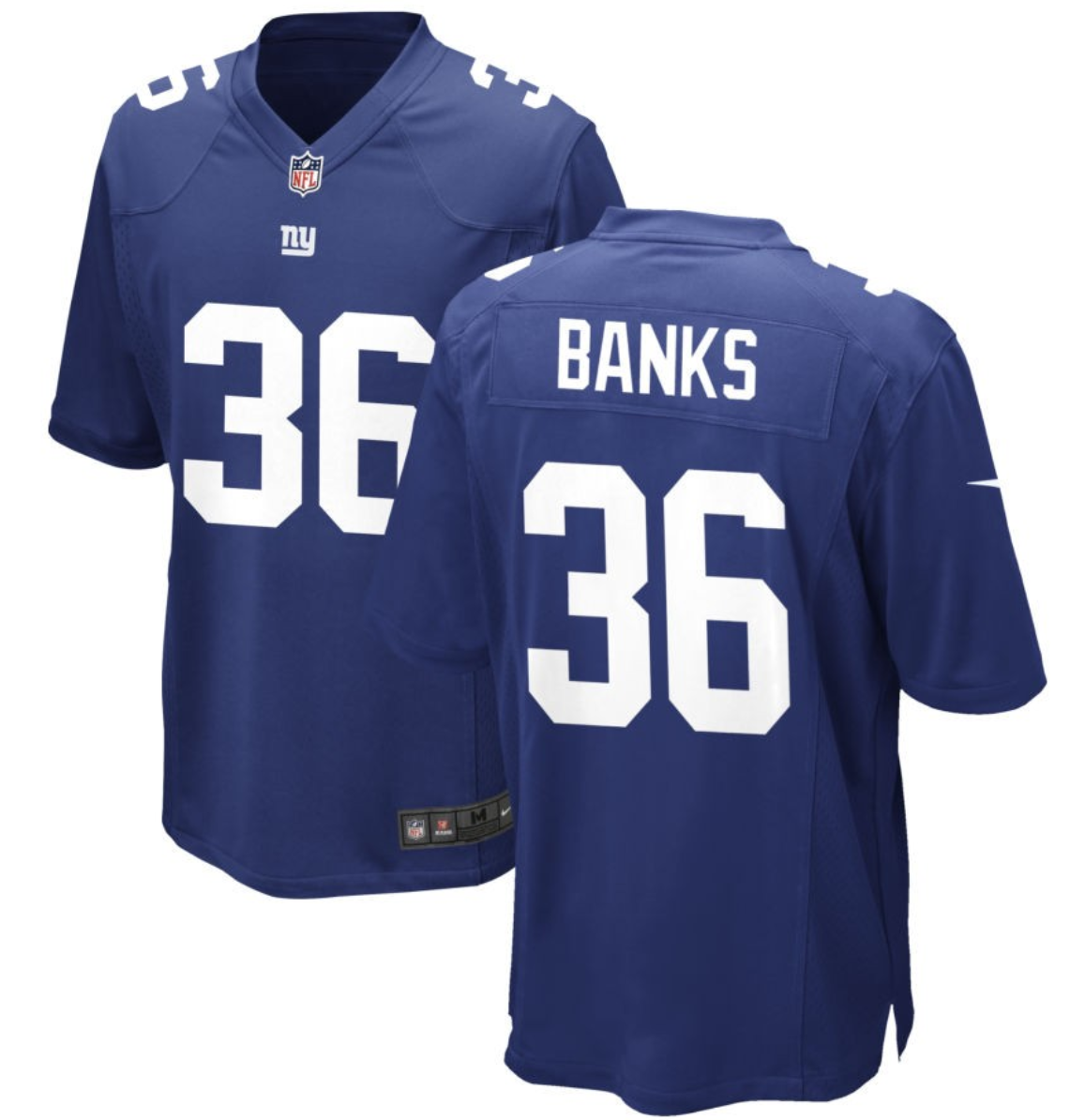 Men's New York Giants #36 Deonte Banks Blue 2023 Draft Stitched Game Jersey Men's New York Giants #36 Deonte Banks Blue 2023 Draft Stitched Game Jersey