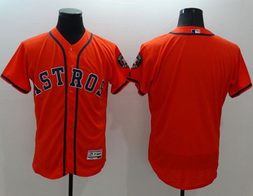 Astros Blank Orange Flexbase Authentic Collection Stitched MLB Jersey Astros Blank Orange Flexbase Authentic Collection Stitched MLB Jersey