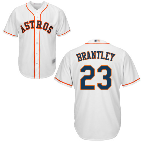 Astros #23 Michael Brantley White New Cool Base Stitched MLB Jersey Astros #23 Michael Brantley White New Cool Base Stitched MLB Jersey