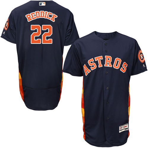 Astros #22 Josh Reddick Navy Blue Flexbase Authentic Collection Stitched MLB Jersey Astros #22 Josh Reddick Navy Blue Flexbase Authentic Collection Stitched MLB Jersey