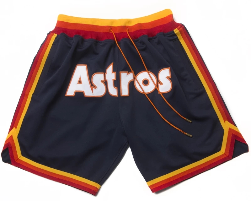 Houston Astros Shorts (Navy) JUST DON By Mitchell & Ness Houston Astros Shorts (Navy) JUST DON By Mitchell & Ness