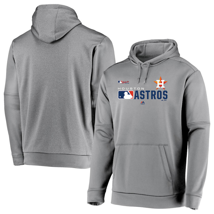 Houston Astros Majestic Authentic Collection Team Distinction Pullover Hoodie Platinum Houston Astros Majestic Authentic Collection Team Distinction Pullover Hoodie Platinum