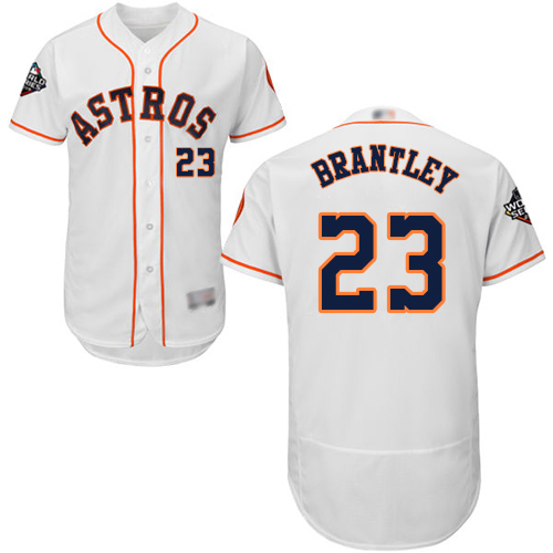 Astros #23 Michael Brantley White Flexbase Authentic Collection 2019 World Series Bound Stitched MLB Jersey Astros #23 Michael Brantley White Flexbase Authentic Collection 2019 World Series Bound Stitched MLB Jersey