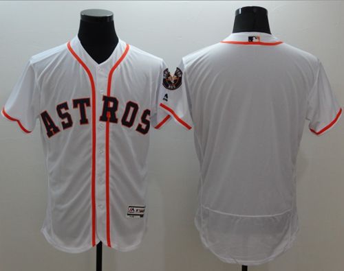 Astros Blank White Flexbase Authentic Collection Stitched MLB Jersey Astros Blank White Flexbase Authentic Collection Stitched MLB Jersey