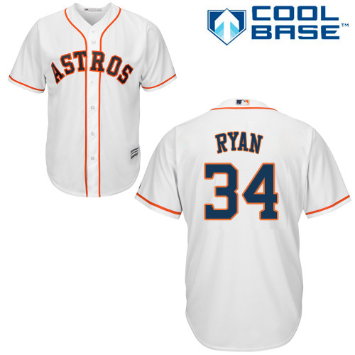Astros #34 Nolan Ryan White New Cool Base Stitched MLB Jersey Astros #34 Nolan Ryan White New Cool Base Stitched MLB Jersey