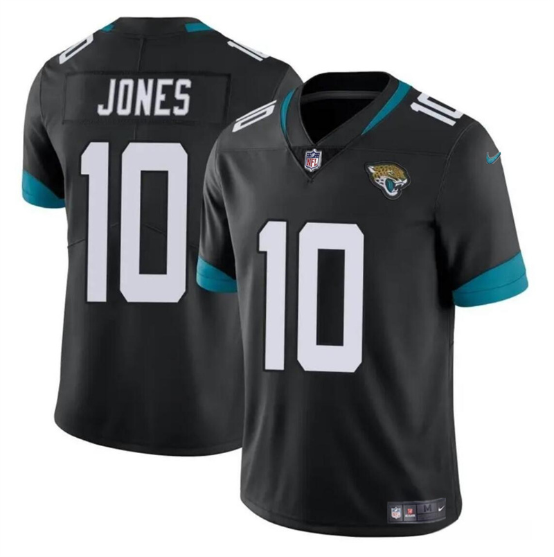 Men's Jacksonville Jaguars #10 Mac Jones Black Vapor Untouchable Limited Stitched Jersey Men's Jacksonville Jaguars #10 Mac Jones Black Vapor Untouchable Limited Stitched Jersey