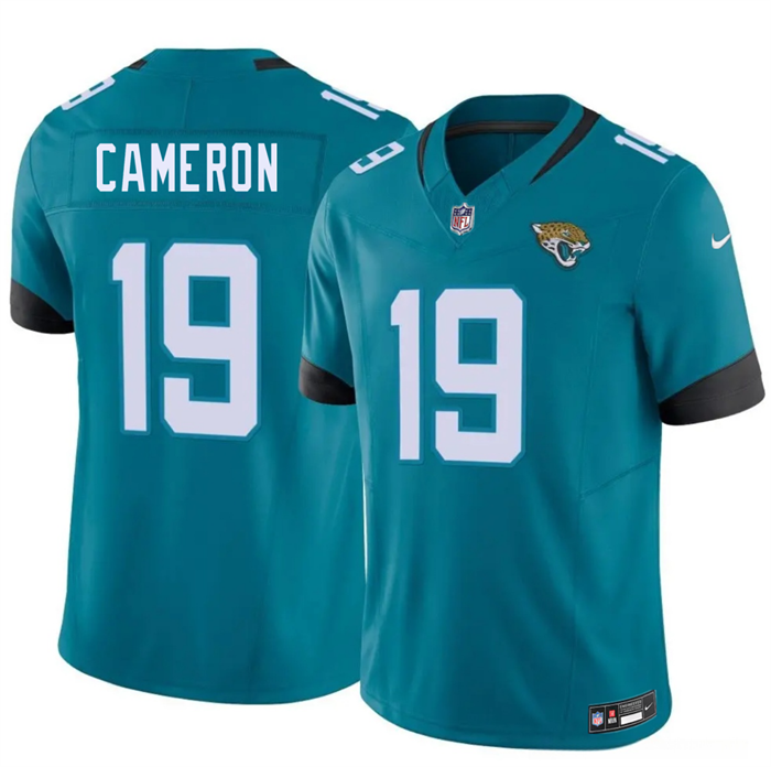 Men's Jacksonville Jaguars #19 Josh Cameron Teal 2026 Draft F.U.S.E. Vapor Untouchable Limited Stitched Jersey
