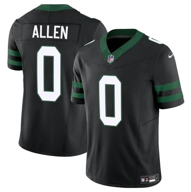 Men's New York Jets #0 Braelon Allen Black 2023 F.U.S.E Vapor Untouchable Limited Stitched Jersey Men's New York Jets #0 Braelon Allen Black 2023 F.U.S.E Vapor Untouchable Limited Stitched Jersey