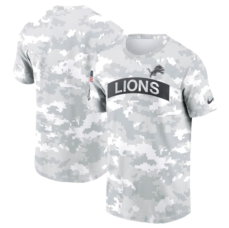 Men's Detroit Lions 2024 Arctic Camo Salute to Service Performance T-Shirt Men's Detroit Lions 2024 Arctic Camo Salute to Service Performance T-Shirt