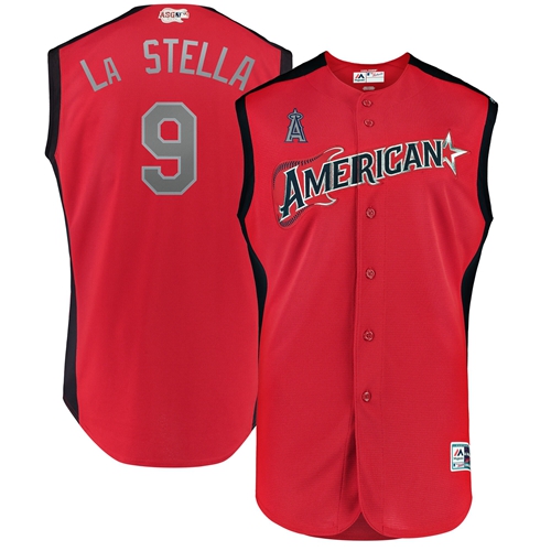 Angels of Anaheim #9 Tommy La Stella Red 2019 All-Star American League Stitched MLB Jersey Angels of Anaheim #9 Tommy La Stella Red 2019 All-Star American League Stitched MLB Jersey