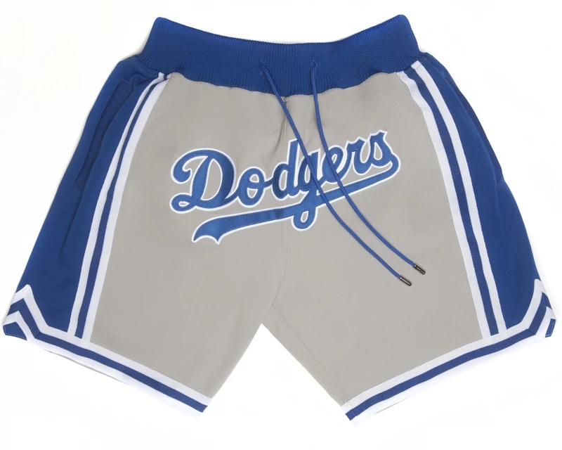 Los Angeles Dodgers Shorts (Grey) JUST DON By Mitchell & Ness Los Angeles Dodgers Shorts (Grey) JUST DON By Mitchell & Ness